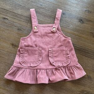 3/20$ SHEIN Pink Corduroy Baby Dress size 6-9 months